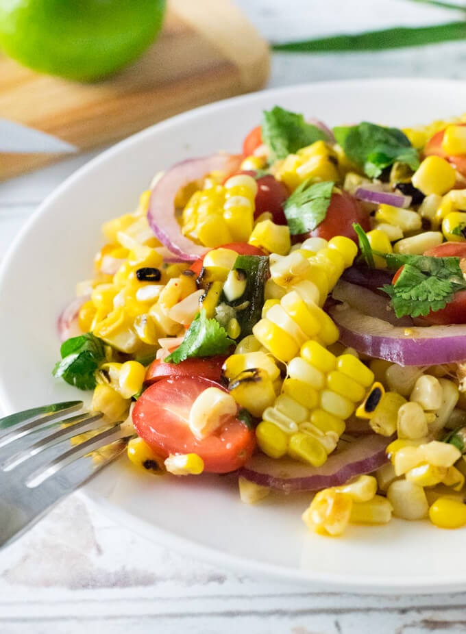 Grilled Corn Salad - Fox Valley Foodie