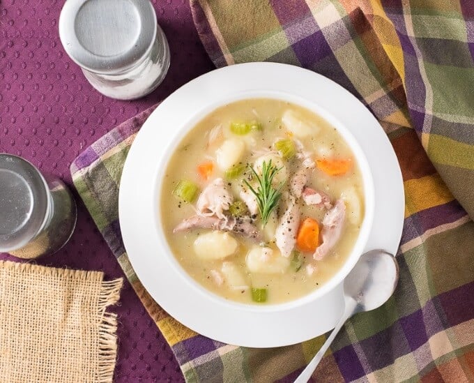 Creamy Turkey and Gnocchi Soup recipe from above