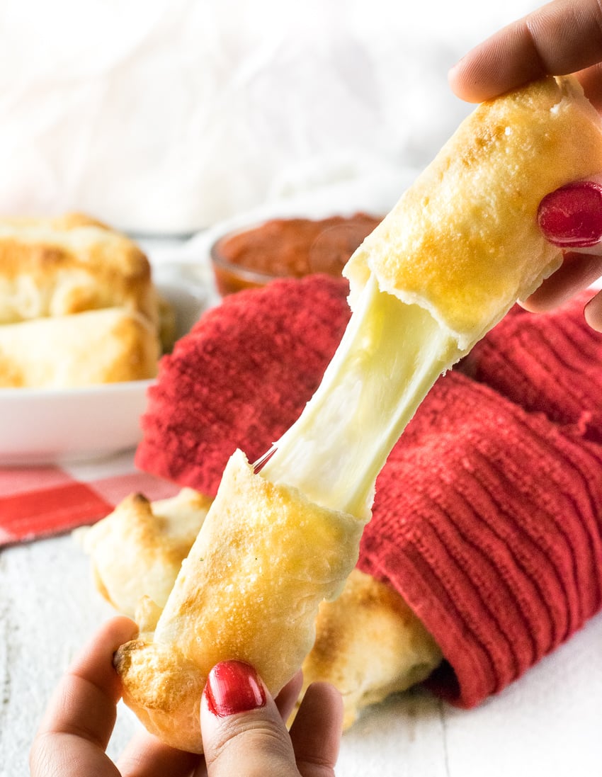 Easy Cheese-Stuffed Breadsticks - Fox Valley Foodie