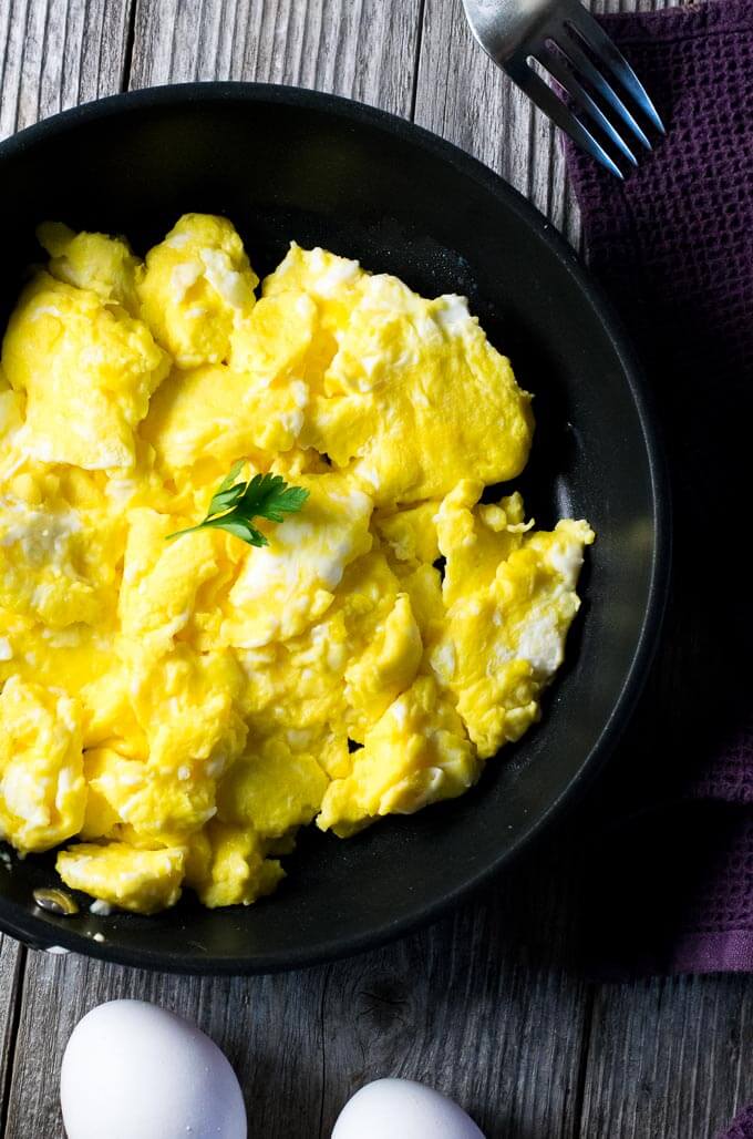 How to Make Perfect Scrambled Eggs - Light & Fluffy - Fox Valley Foodie