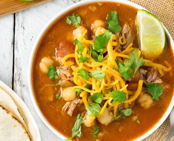 Slow Cooker Posole - Mexican Soup - Fox Valley Foodie