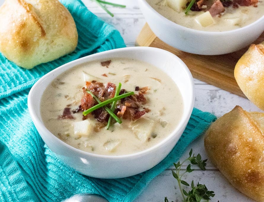 Homemade deals clam chowder