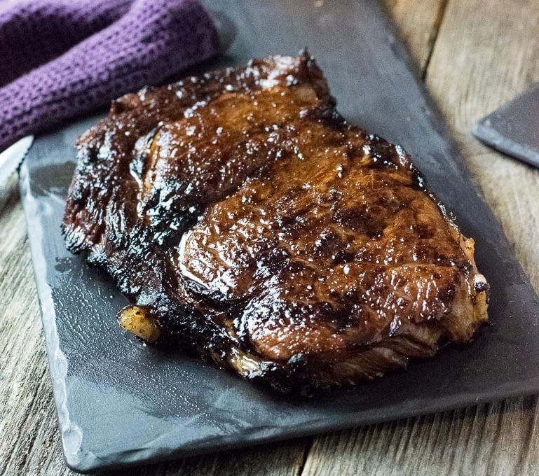 If you love a good steak…try this marinade! Some friends told us abou