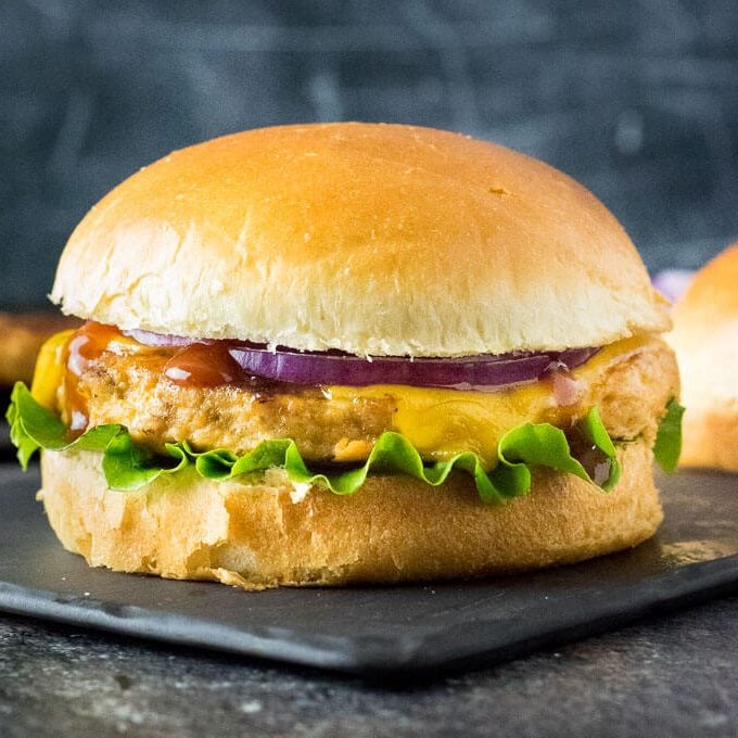 BBQ Chicken Burgers - Fox Valley Foodie