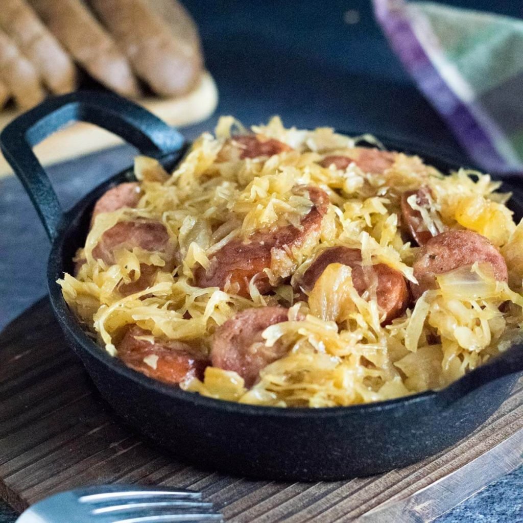 Kielbasa and Sauerkraut - Fox Valley Foodie