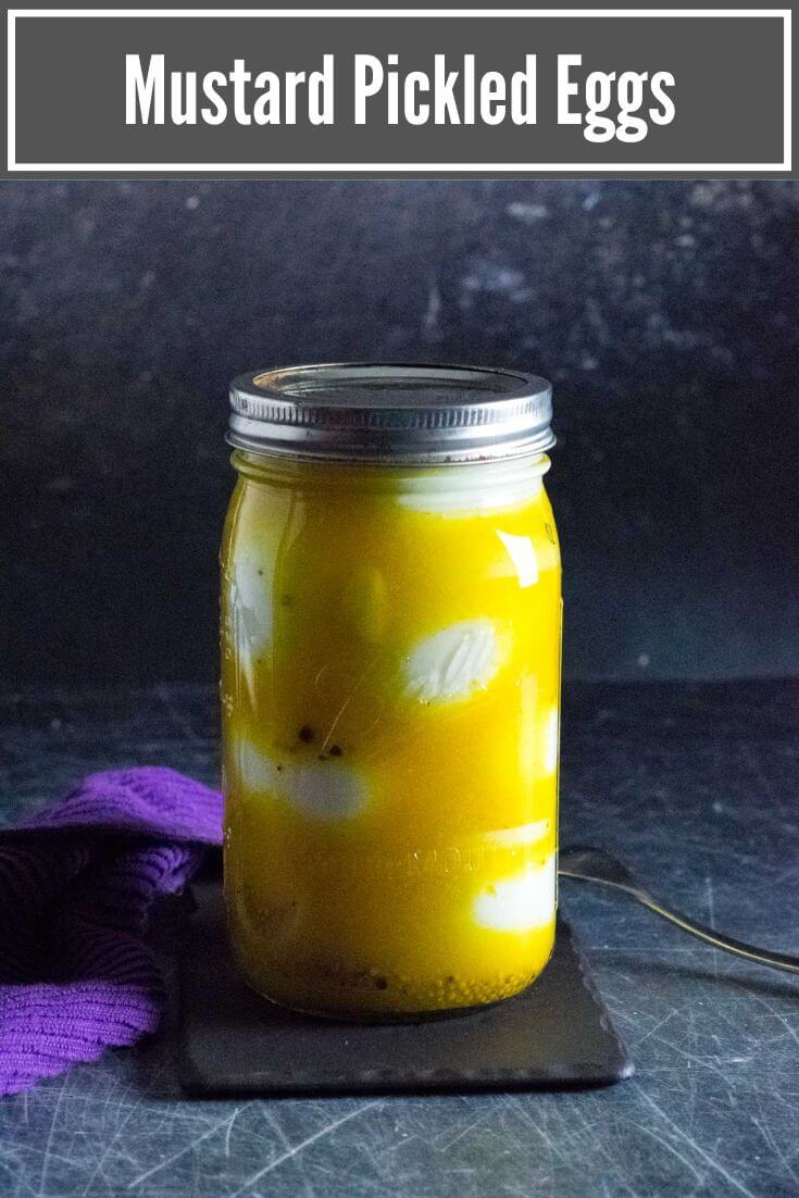 Mustard Pickled Eggs - Fox Valley Foodie