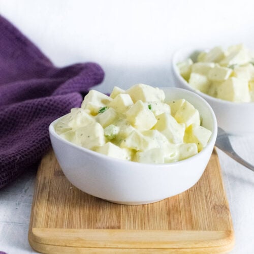 Potato salad recipe with sour cream.
