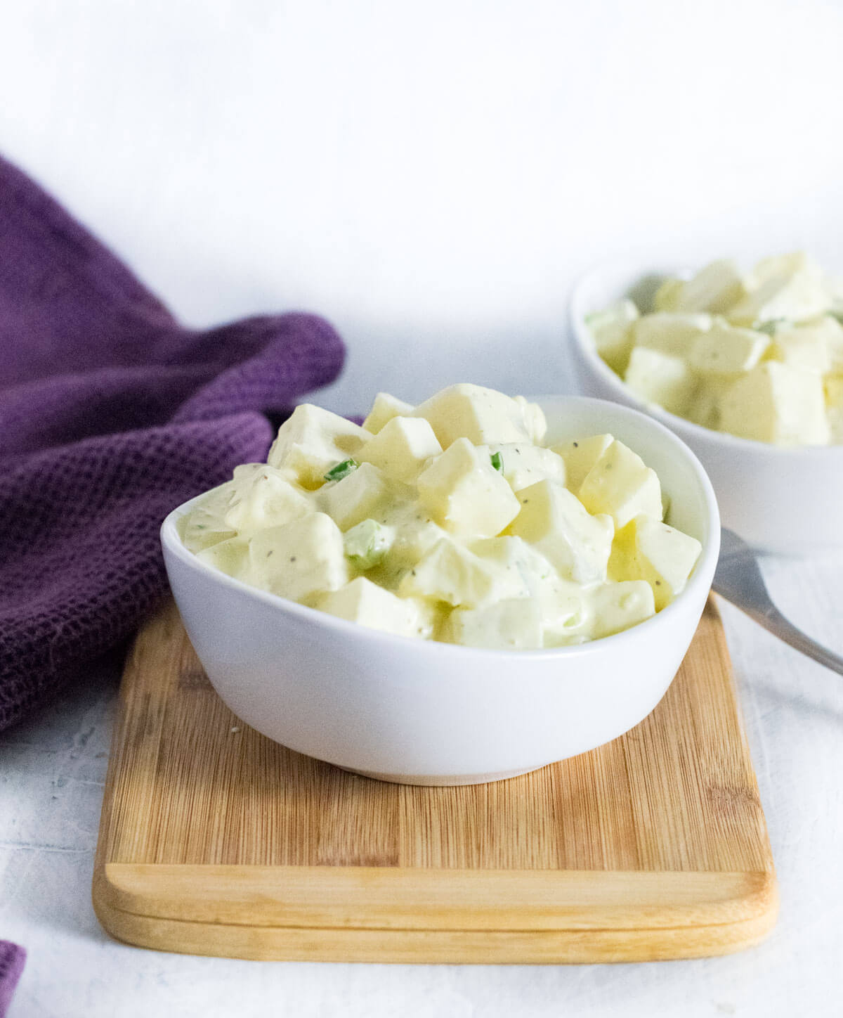 Sour cream potato salad.