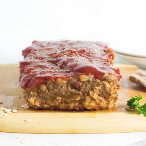 Meatloaf recipe with oatmeal.