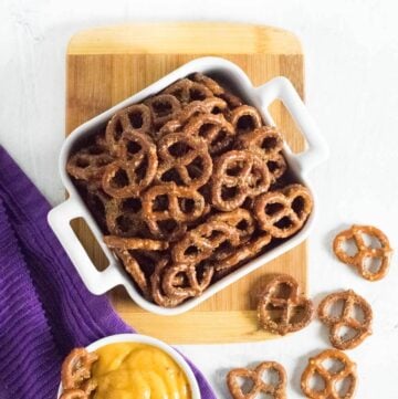 Seasoned pretzels recipe.